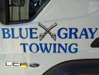 Blue/Gray Towing Towing Company Images